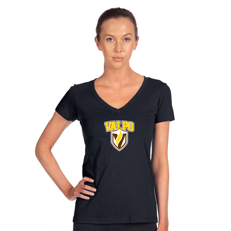 Women's Valparaiso Crusaders Next Level V-Neck T-Shirt